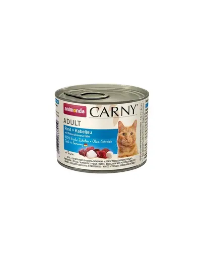 ANIMONDA Carny pisici vita si cod cu patrunjel radacina 24 x 200 g
