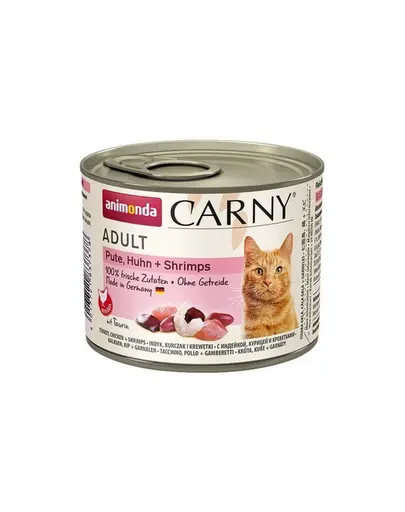 ANIMONDA Carny Adult curcan, pui si creveti 24 x 200 g