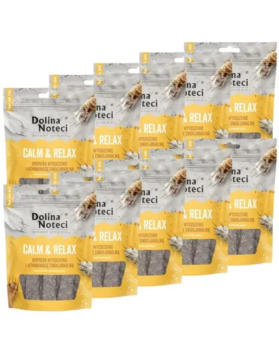 Recompense calmare caini pachet economic 10x100 g DOLINA NOTECI Smart Chews