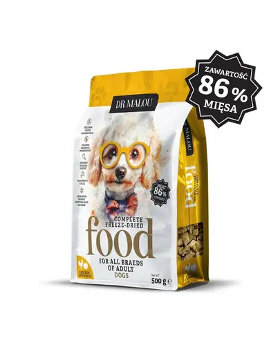 DR MALOU Hrana liofilizata pui cu dovleac 2x500 g