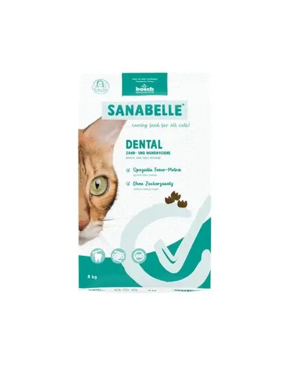 SANABELLE Dental 8 kg hrana pentru pisici care sustine ingrijirea dentara