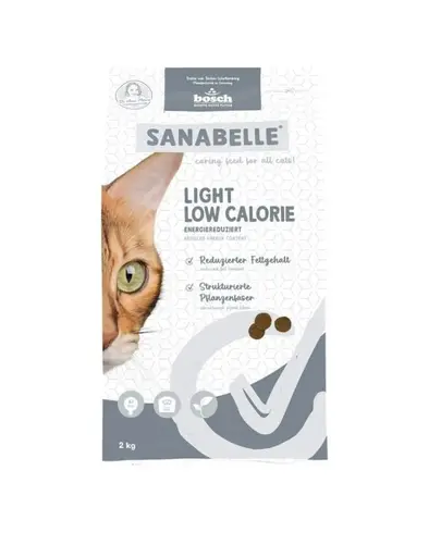 SANABELLE Light Low Calorie 2 kg pentru pisici supraponderale