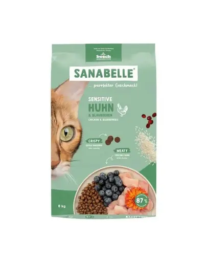 SANABELLE Sensitive hrana pentru pisici cu sistem digestiv sensibil cu pui, 8 kg