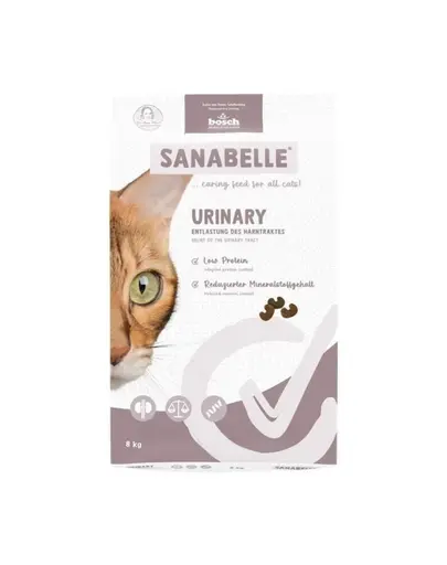 SANABELLE Urinary hrana pentru pisici cu sistem urinar sensibil, 8 kg