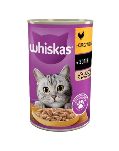 WHISKAS Conserva cu pui in sos pentru pisica 400 g