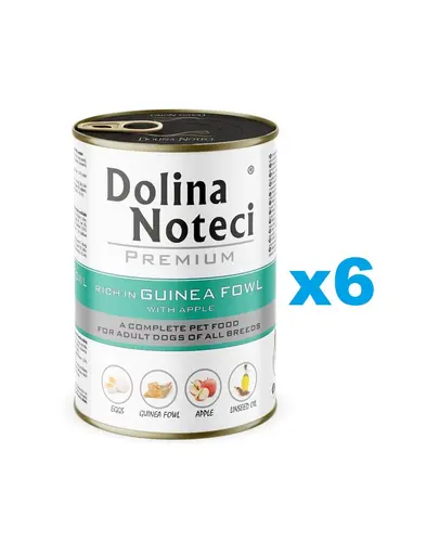 DOLINA NOTECI Premium bibilica cu mar 6x400 g hrana caini
