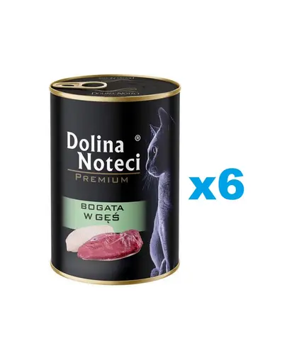 DOLINA NOTECI Premium Bogata in gasca hrana pisici 6x400 g