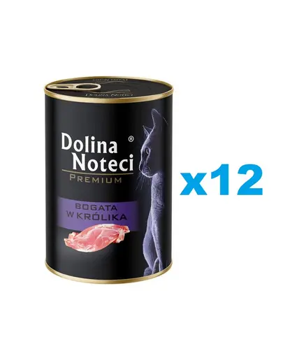 DOLINA NOTECI Premium hrana pisici 12x400 g iepure