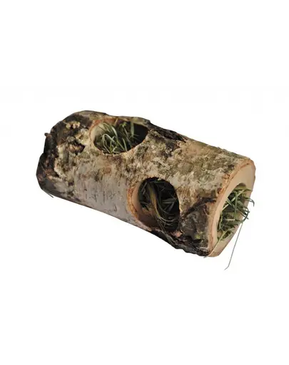 Tunel din lemn natural pentru rozatoare mici VITAPOL S, 10x6,5 cm cu fan