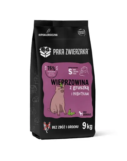 PAKA ZWIERZAKA Seventh Heaven Hrana uscata Carne de porc cu para S 9 kg