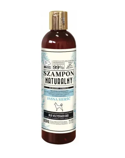 SUPER BENO Sampon natural pentru blana deschisa 300 ml