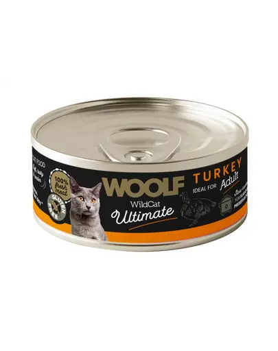 WOOLF Wild Cat Ultimate Turkey Pate 85g hrana pisici, pate curcan