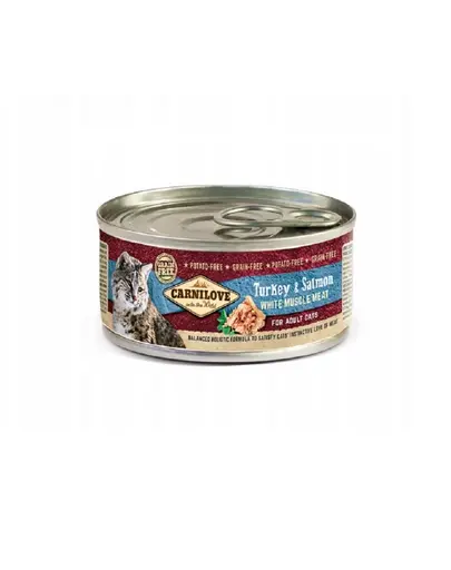 CARNILOVE Cat turkey salmon hrana umeda 100 g pisici