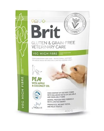 BRIT Veg High Fibre 400g hrana vegetariana Caini