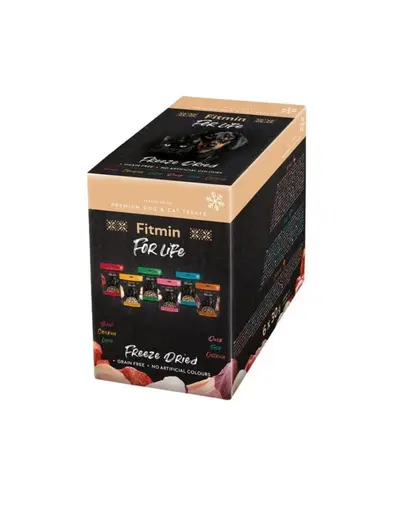 FITMIN For Life gustari liofilizate caini si pisici multipack 6x30 g