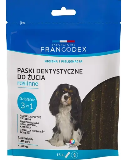 FRANCODEX Benzi dentare pentru caini S 228 g/15 buc