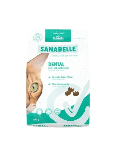SANABELLE Dental 400 g hrana pentru pisici care sustine ingrijirea dentara