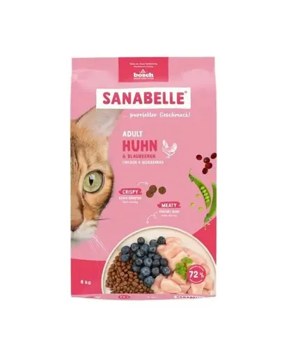 SANABELLE Adult 8 kg hrana cu pui pentru pisici adulte