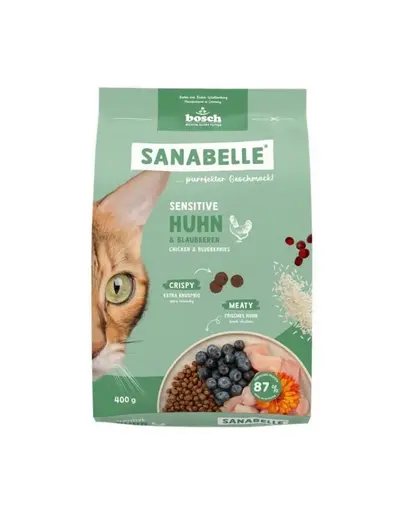 SANABELLE Sensitive hrana pentru pisici cu sistem digestiv sensibil cu pui, 400 g