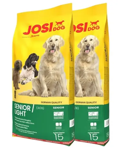 JOSERA JosiDog Senior Light 2x15 kg hrana Caini batrani si putin activi