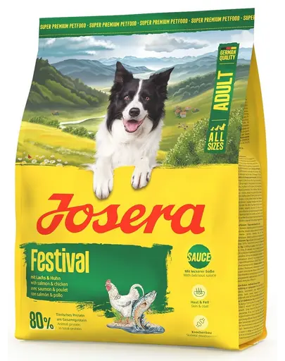 JOSERA Festival 900g hrana Caini mofturosi, cu sos delicios