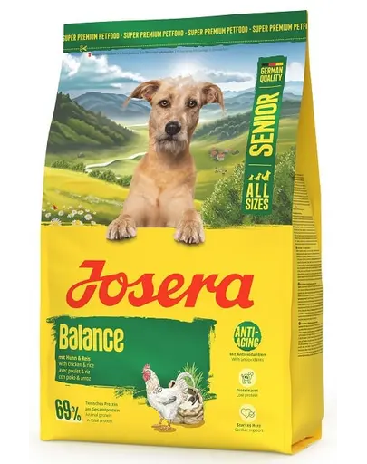 JOSERA Senior Balance 3kg hrana Caini senior, pui si orez