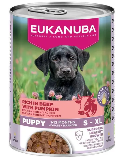 EUKANUBA Life Care Puppy Rich in Beef 400 g pate pentru catei bogat in vita si dovleac