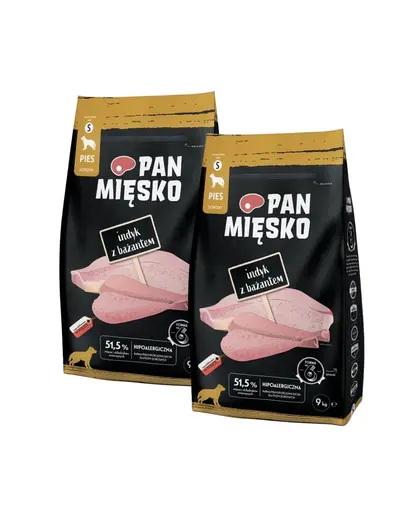 PAN MIESKO Hrana uscata pentru caini curcan cu fazan S 2x9 kg