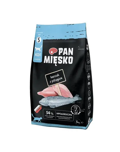 PAN MIESKO pui si pastrav hrana pentru caini S 5 kg