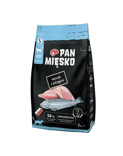 PAN MIESKO pui si pastrav hrana pentru pisici S 2x5 kg