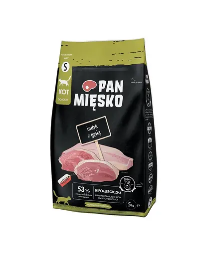 PAN MIESKO hrana pentru pisici, curcan si gasca S 2x5 kg