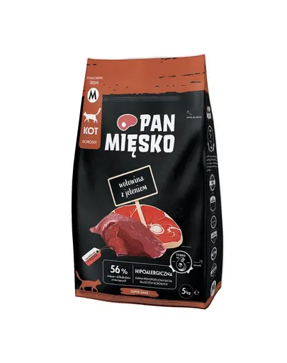 PAN MIESKO mancare pisici cu vita si caprioara M 2x5 kg