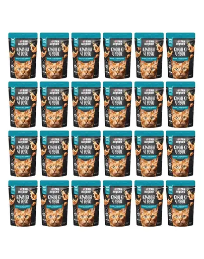 PAN MIESKO curcan si ton 24x85 g hrana umeda pisici