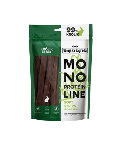 WIEJSKA ZAGRODA benzi moi monoproteice cu iepure pentru Caini 100 g
