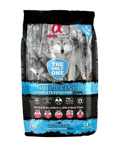 ALPHA SPIRIT Wild Fish 2x3kg hrana cu peste pentru Caini, monoproteina