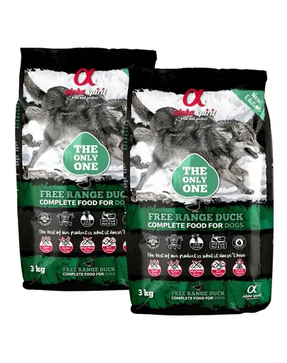 ALPHA SPIRIT Free range hrana Caini cu rata 2x3 kg