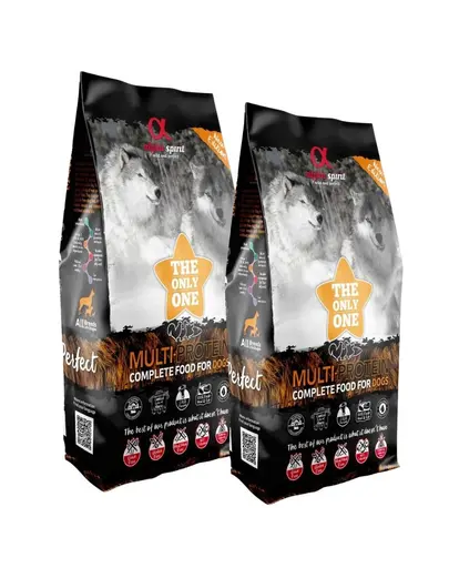 ALPHA SPIRIT Multiprotein 2x12kg hrana uscata Caini