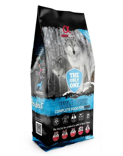ALPHA SPIRIT Wild Fish hrana monoproteica cu peste 2x12 kg pentru Caini