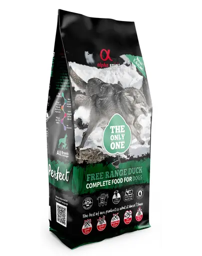 ALPHA SPIRIT Hrana uscata caini, cu rata Free range duck 12 kg