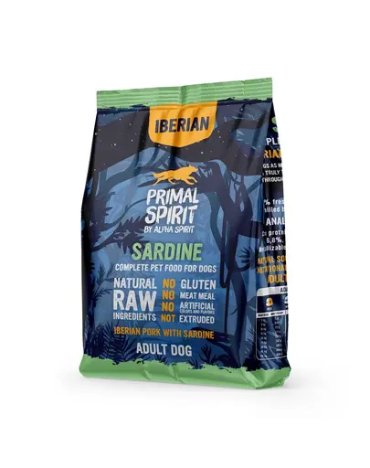 PRIMAL SPIRIT Iberian Adult Sardine 2x1kg hrana Caini cu sardine