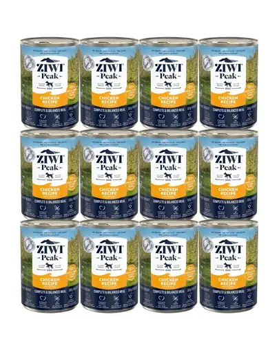 ZIWIPEAK Dog Chicken hrana cu pui, pentru caini 12 x 390 g