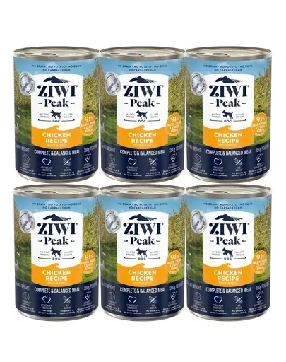 ZIWIPEAK Dog Chicken set hrana caini 6x390 g cu pui