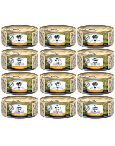 ZIWIPEAK Cat Chicken set hrana umeda pisici 12 x 85 g cu pui