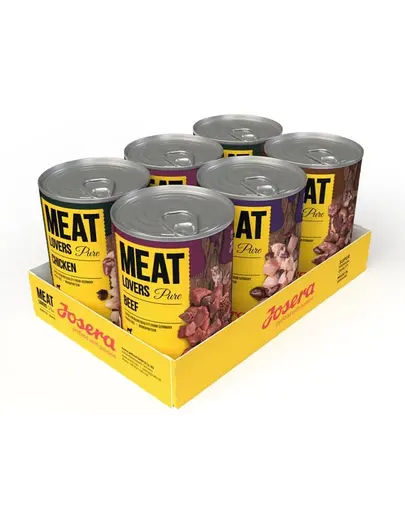 JOSERA Meat Lovers Pure Multipack 6x400g hrana Caini
