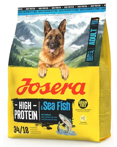 JOSERA High Protein Adult Sea Fish 900g hrana Caini bogata in proteine