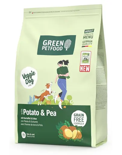 GREEN PETFOOD VeggieDog with Potato and Pea 3kg hrana vegetariana Caini