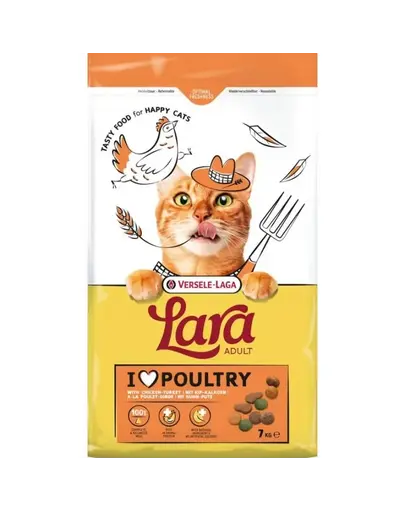 VERSELE-LAGA Lara Adult Turkey &amp; Chicken 7 kg hrana pisici, curcan si pui