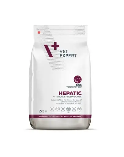 VET EXPERT Veterinary Diet Dog Hepatic 2 kg dieta veterinara caini cu afectiuni hepatice