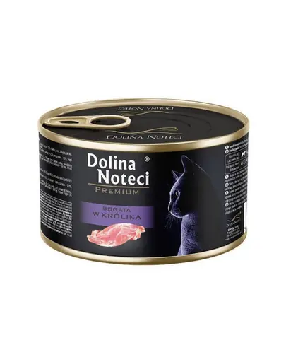 DOLINA NOTECI Premium Bogata in iepure hrana umeda pisici adulte 185 g