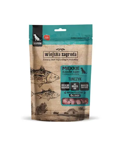 WIEJSKA ZAGRODA Ton delicatesa pentru Caini 100 g